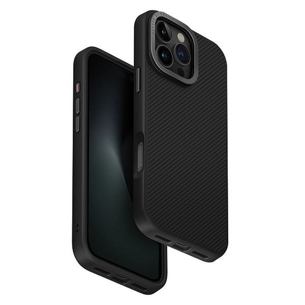 UNIQ etui Keva Max iPhone 16 Pro Max6.9&quot; Magclick Charging czarny/carbon black