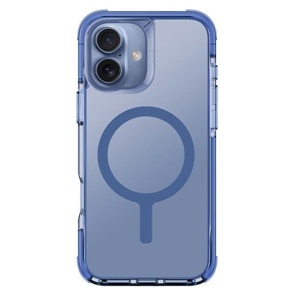 UNIQ etui Combat iPhone 16 6.1&quot; Magclick Charging niebieski/pearl blue