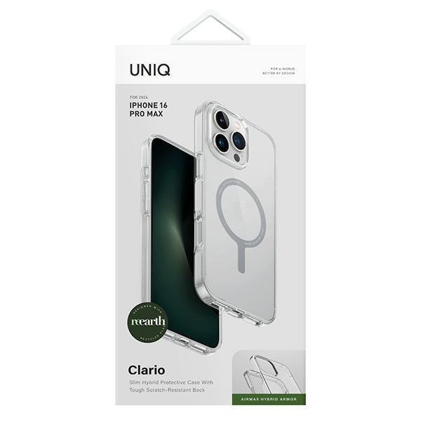 UNIQ etui Clario iPhone 16 Pro Max 6.9&quot; Magclick Charging przeźroczysty/lucent clear