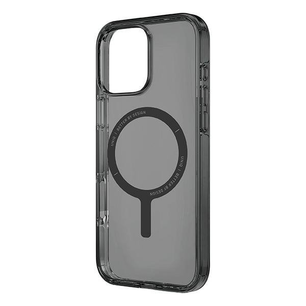 UNIQ etui Clario iPhone 16 Pro Max 6.9&quot; Magclick Charging dymny/smoke