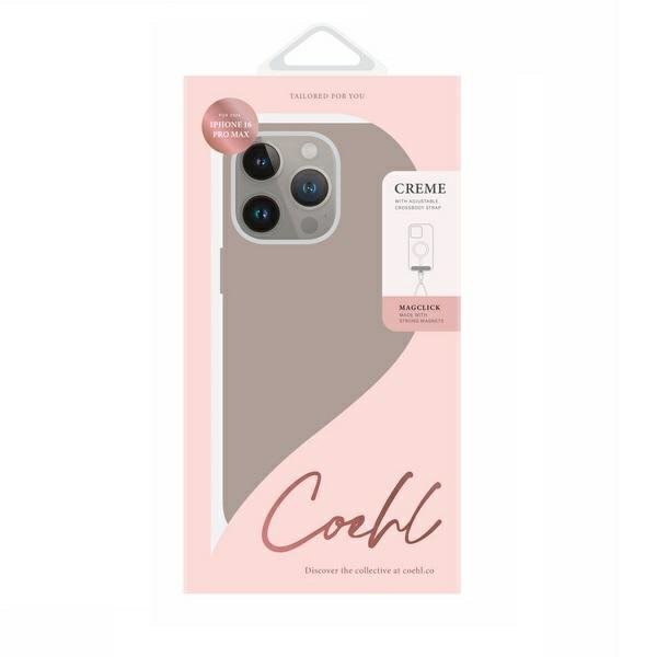 UNIQ etui Coehl Creme iPhone 16 Pro Max 6.9&quot; Magnetic Charging szary/taupe grey
