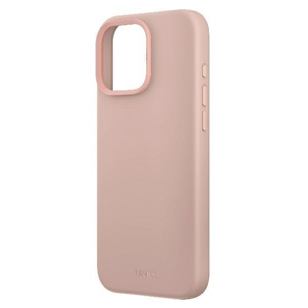 UNIQ etui Lino Hue iPhone 16 Pro 6.3&quot;Magclick Charging różowy/blush pink