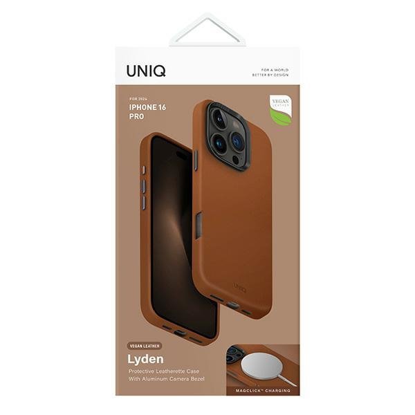 UNIQ etui Lyden iPhone 16 Pro 6.3&quot; Magclick Charging karmel/caramel