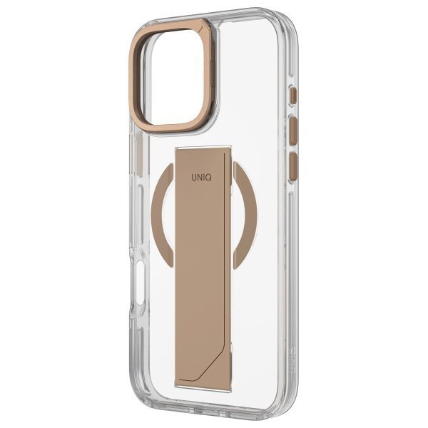 UNIQ etui Heldro Max iPhone 16 Pro Max 6.9&quot; Magclick Charging złoty/taupe gold