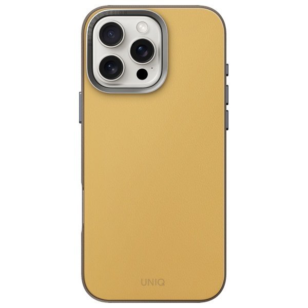 UNIQ etui Lyden DS iPhone 16 Pro 6.3&quot; Magclick Charging żółto-szary/yellow-grey