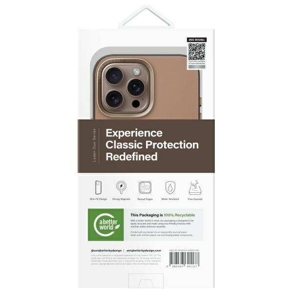 UNIQ etui Lyden DS iPhone 16 Pro Max 6.9&quot; Magclick Charging brązowo-szary/brown-flint grey