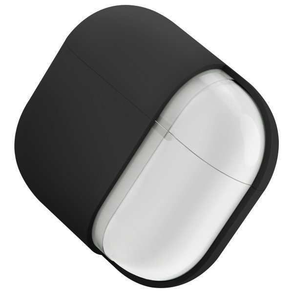 UNIQ etui Nexo AirPods 4 + Ear Hooks     Silicone czarny/black