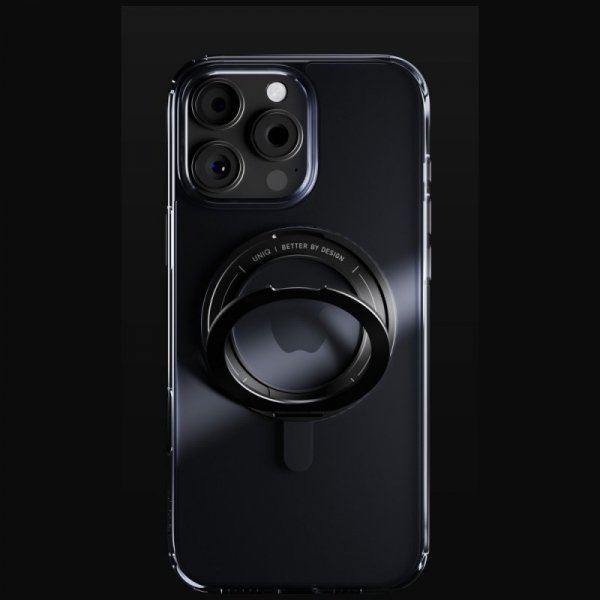 Etui UNIQ Swivix do iPhone 16 Pro Max    360 Rotating Kickstand czarny