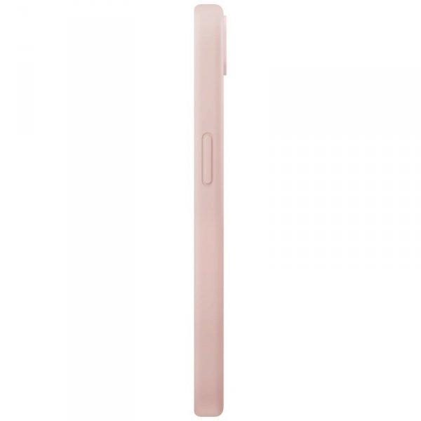 Etui UNIQ Lino do iPhone 16e (2025)      Magclick Charging różowy