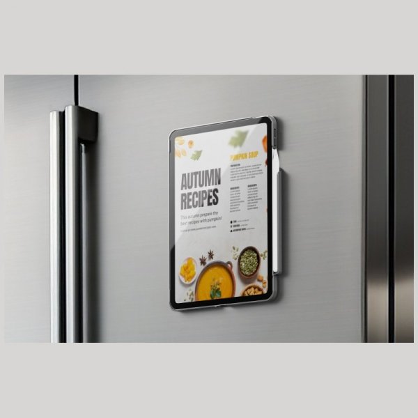 Uchwyt magnetyczny UNIQ SnapMount        samoprzylepny pomarańczowy/charcoal