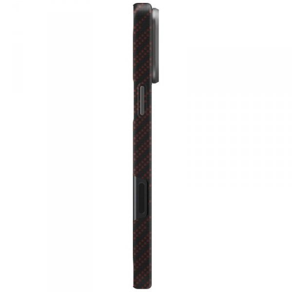 Etui UNIQ Keva EDGE do iPhone 17 Pro Max Magclick Charging pomarańczowy