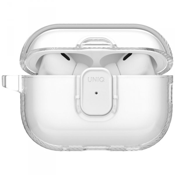 Etui UNIQ Glase Pro do AirPods Pro 3     Lock Case przezroczysty