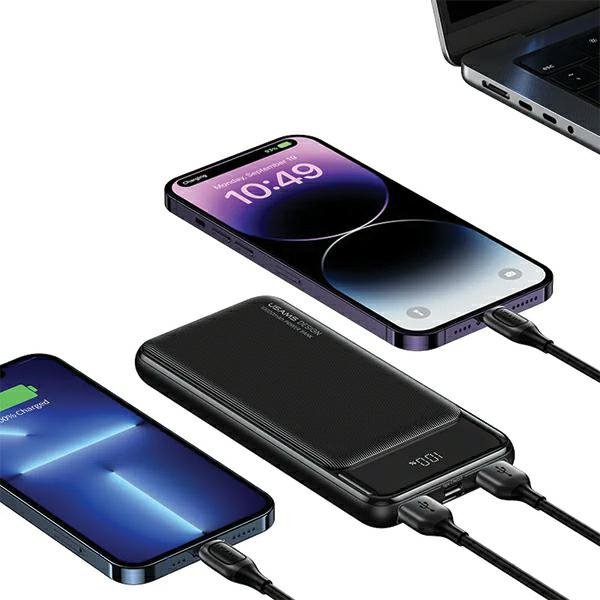 USAMS Powerbank 10000mAh 10W 1C+2Aczarny/black XY Series 10KCD19801 (US-CD198)