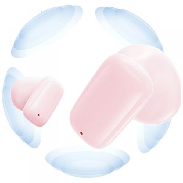 USAMS Słuchawki Bluetooth 5.3 TWSTD Series bezprzewodowe biały/white BHUTD01 (TD22)
