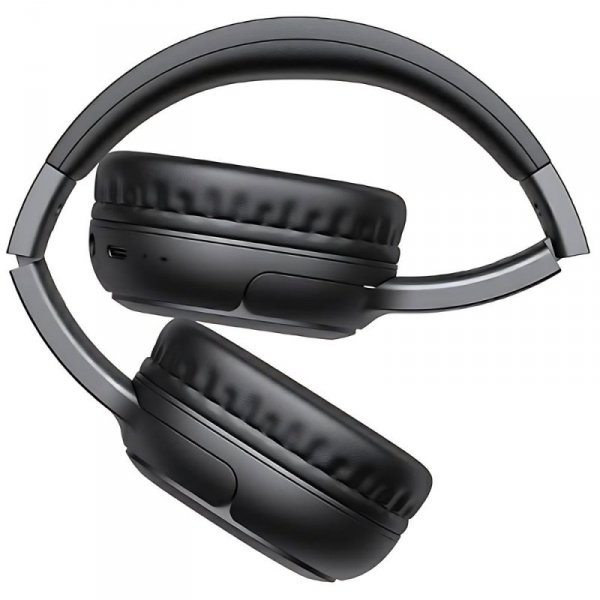 USAMS Słuchawki Bluetooth 5.3 nauszneYun Series czarny/black TDLYEJYX01 (USAMS-YG23)