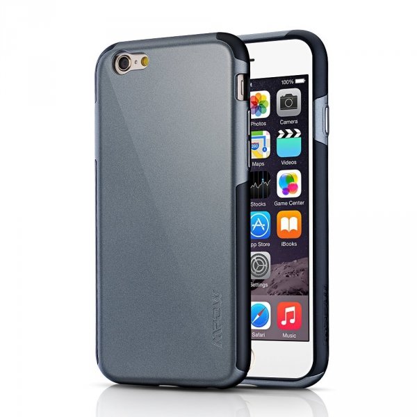 Mpow Certified Drop Anti-Scratch Protection Cover Case Etui - iPhone 6/6S + szkło hartowane