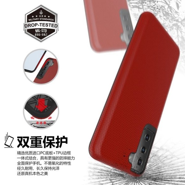 X-GUARD DUAL LAYER RUGGED CASE Pancerne etui Samsung Galaxy S21 (czarny)