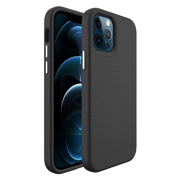 X-GUARD DUAL LAYER RUGGED CASE Pancerne etui do iPhone 12 PRO MAX (czarny)
