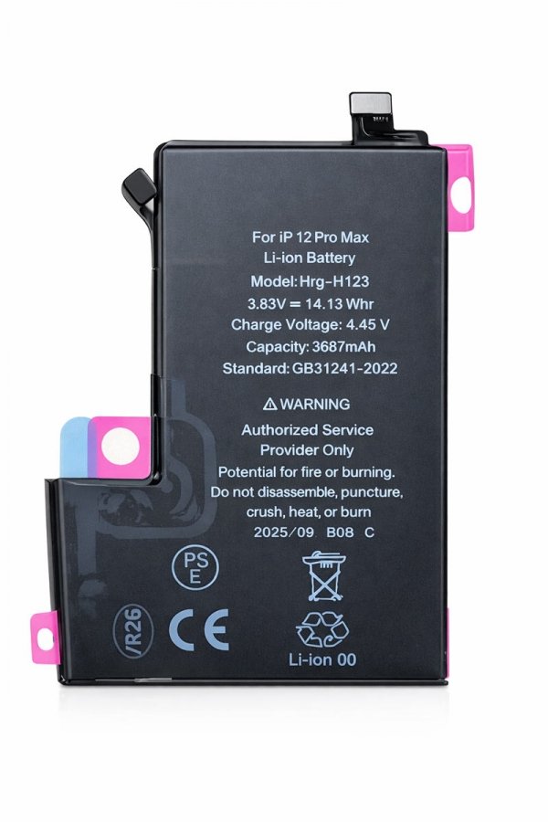 Nowa bateria do iPhone 12 Pro Max 3687mAh Li-Ion OEM High-Cobalt - bez komunikatu