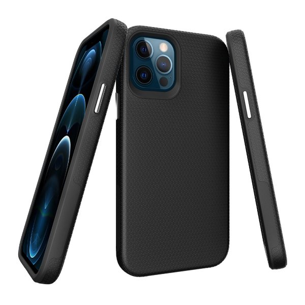 X-GUARD DUAL LAYER RUGGED CASE Pancerne etui do iPhone 12 PRO MAX (czarny)