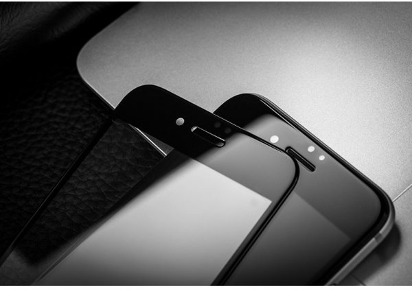 HardGlass MAX 5D - Szkło Hartowane na cały ekran do Apple iPhone 7 PLUS / 8 PLUS (5,5&quot;) kolor czarny