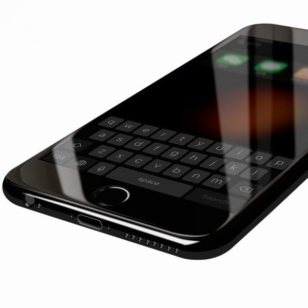 HardGlass MAX 4D - Szkło Hartowane na cały ekran do Apple iPhone 6 PLUS 6S PLUS (5,5&quot;) kolor czarny