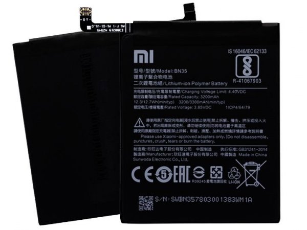 Nowa Oryginalna Bateria Xiaomi BN35 Redmi 5 3200 mAh