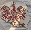 Orzeł w mapie Polski