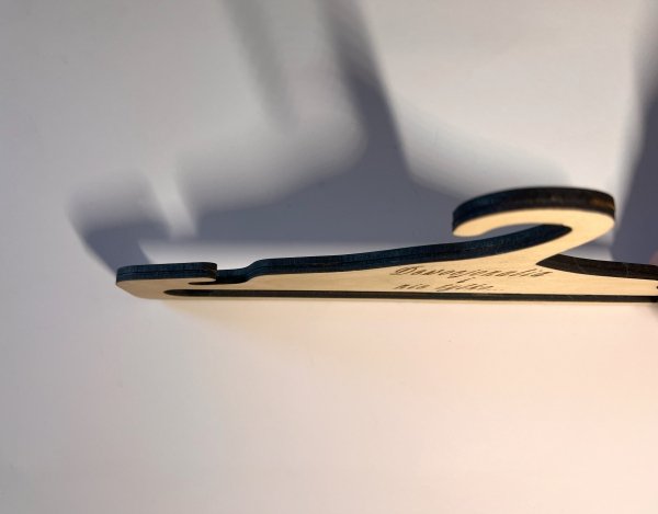 Wieszak grawerowany 6mm - Wzór 2