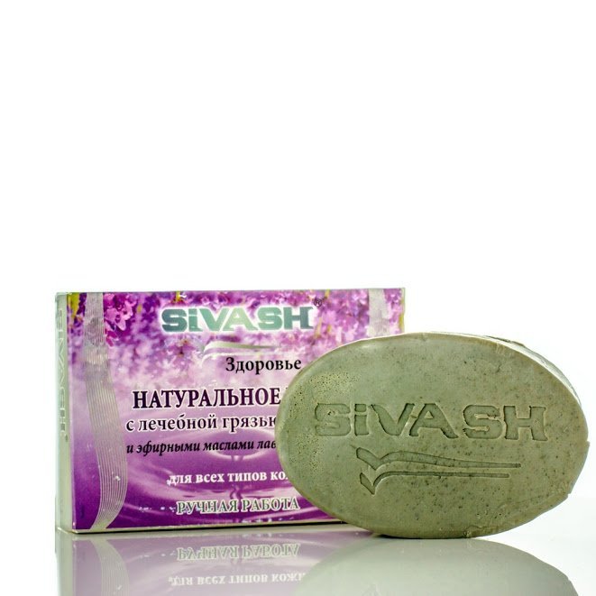 Mydło Naturalne Sivash Borowinowe z Lawendą, 85g