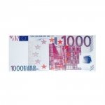 Banknot 1.000 Euro Czekolada mleczna Fikar 60g
