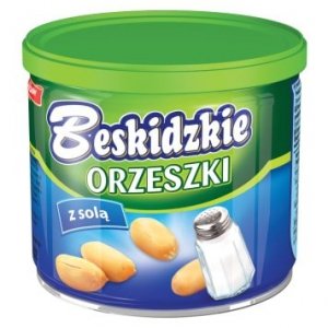 Beskidzkie orzeszki z solą puszka 140g