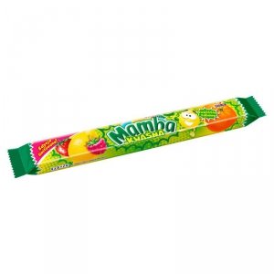 Mamba Kwaśna Gumy rozpuszczalne o smakach owocowych 106 g (4 x 26,5 g)