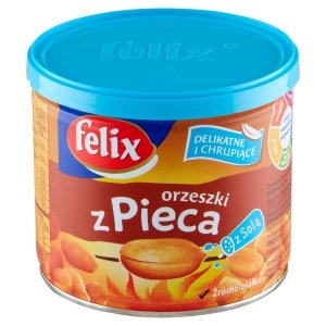 Orzeszki Felix ziemne z pieca z solą 140g puszka