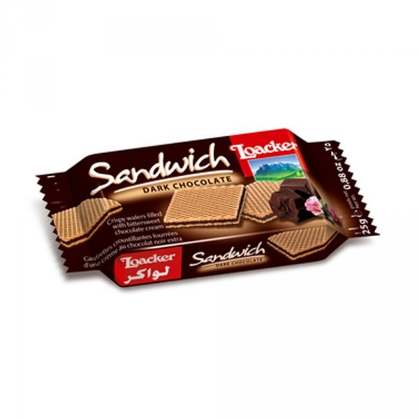 Sandwich Loacer  - wafle ciemna czekolada 25 g
