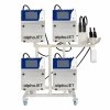 Mobile quadruple rack for printers