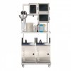 Extended printer stand with dual cleaning unit and programmable touch screen