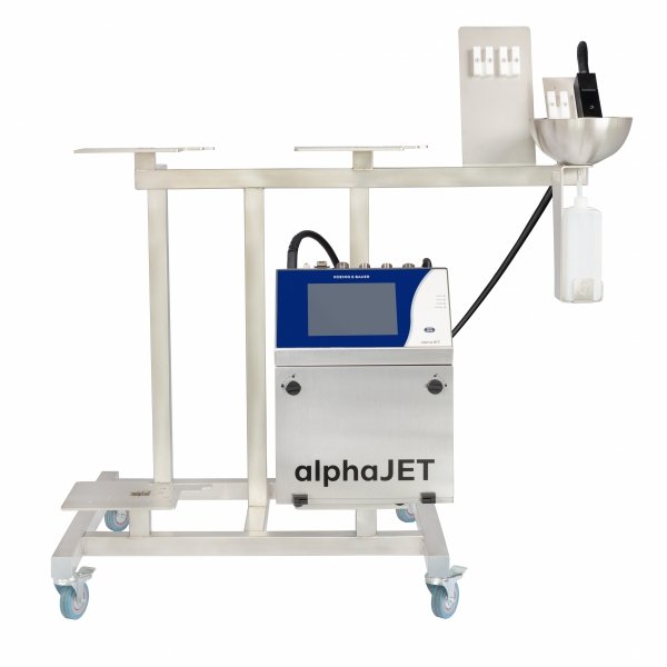 Mobile quadruple rack for printers