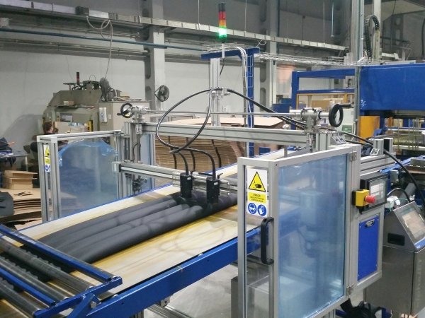 Linear traverse with inkjet printer marking
