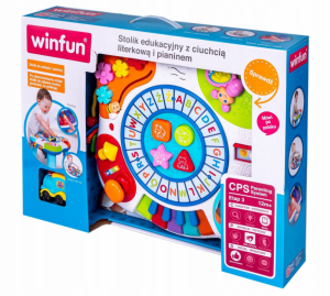 SMILY PLAY stolik edukacyjny interaktywny 5w1 6 m+