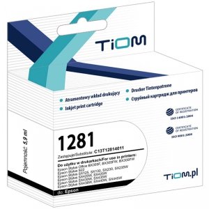 Tusz Tiom do Epson 1281 | C13T12814012 | 500 str.| black