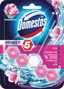 DOMESTOS Power 5 Kostka zapachowa do WC Pink 55g