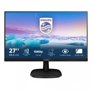Monitor Philips 273V7QJAB/00 (27; IPS/PLS; FullHD 1920x1080; DisplayPort, HDMI, VGA; kolor czarny)