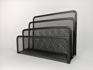 Metalowy STOJAK NA KOPERTY lakierowany CZARNY LZ19-04