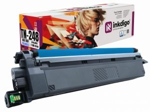 Toner INKDIGO do BROTHER TN248 XLC 2,3K Cyan