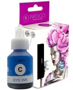 Tusz INKDIGO do BROTHER BT5000 Cyan DCP-T300 DCP-T310 DCP-T500W DCP-T510W DCP-T700W DCP-T710W  MFC-T800W MFC-T910DW