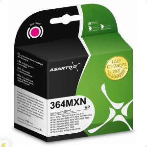 Tusz Asarto do HP 364MXN | CB324EE | 750 str. | magenta