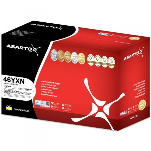 Toner Asarto do Canon 46YXN | 1251C002 | 5000 str. | yellow