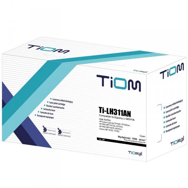 Toner Tiom do HP 126CN | CE311A | 1000 str. | cyan