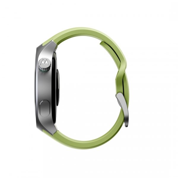 Motorola Moto Watch 512MB Silver_Stainless Steel + Herbal Garden_Silicone  Silver